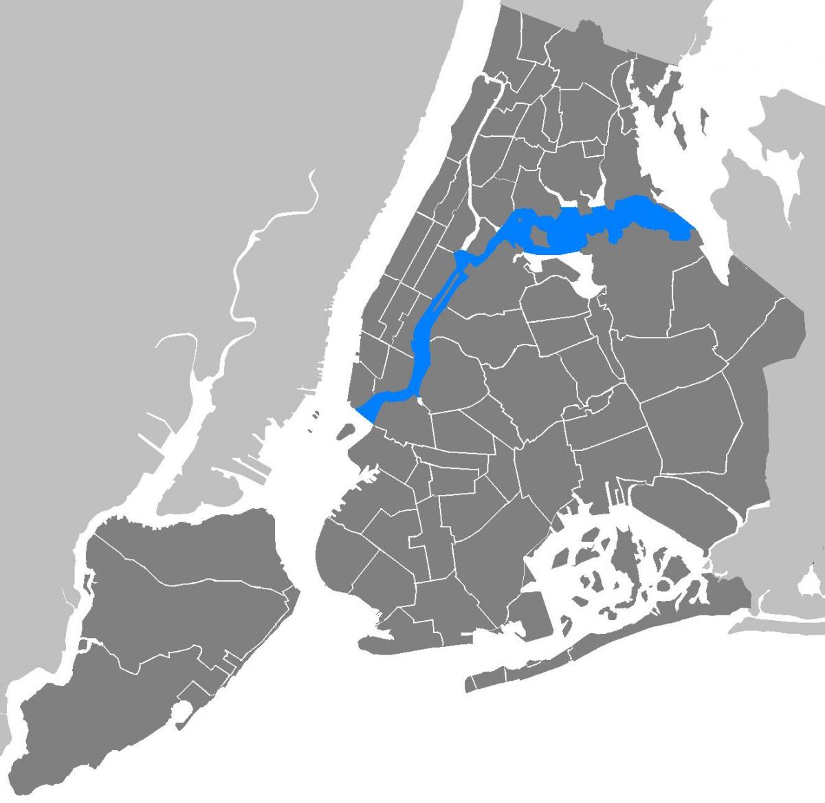 karte Manhattan vektoru