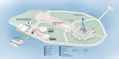 Karte brīvības statuja