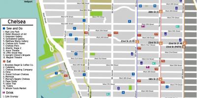Karte Manhattan Chelsea