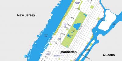 Manhattan city karti drukātā