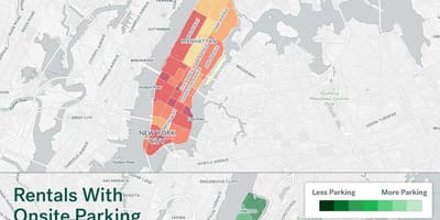 NYC ielas autostāvvieta karte Manhattan